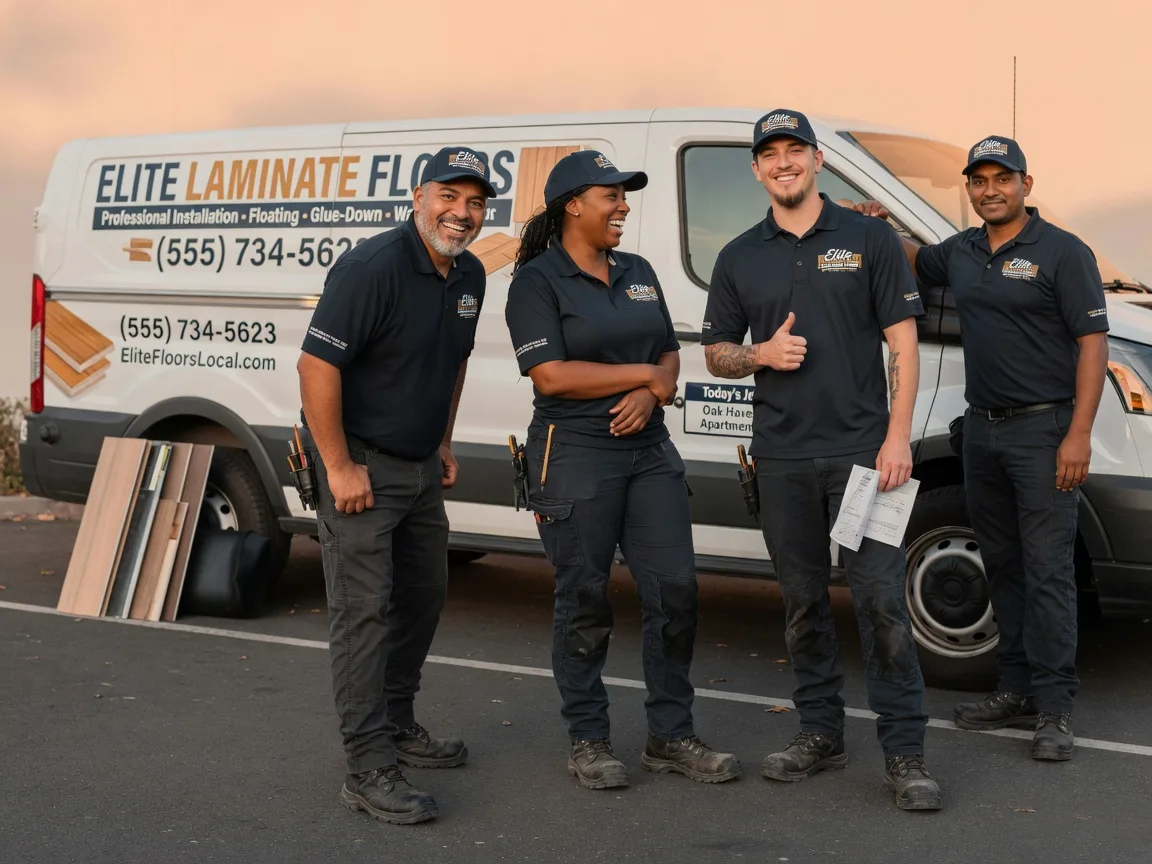 Laminate flooring installation company in Naranjito, PR
